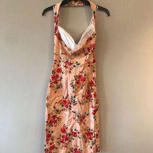 Stop Staring! Floral Halter Dress